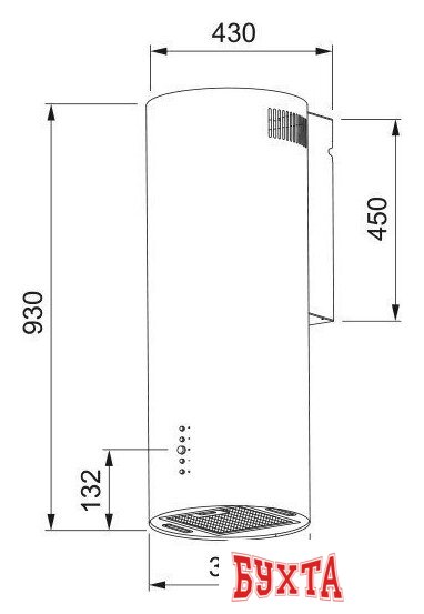 Кухонная вытяжка Franke Axis 35 BK 335.0706.918 3