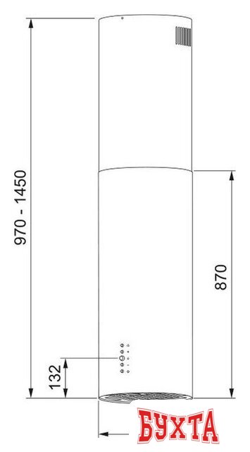 Кухонная вытяжка Franke REEF 35 BK 335.0706.920 3