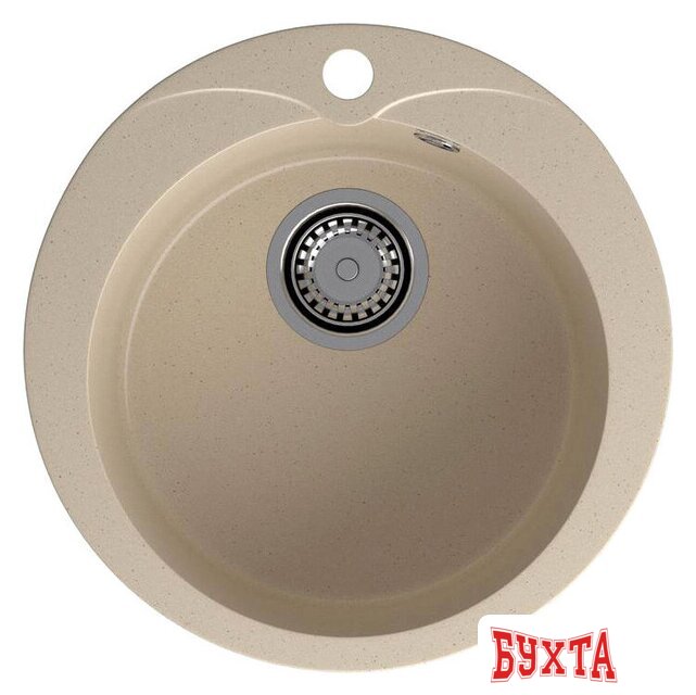 Кухонная мойка GranFest Rondo GF-R480 (кашемир)