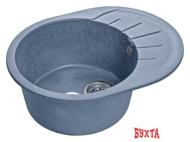 Кухонная мойка GranFest Rondo GF-R580L (графит) 1