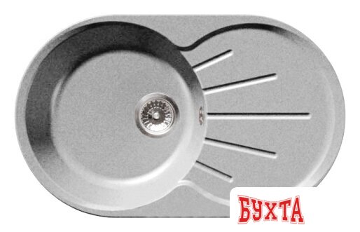 Кухонная мойка GranFest GF-R750L (серый) 1