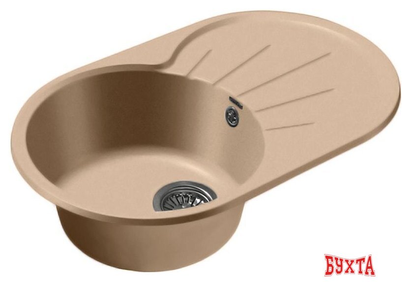 Кухонная мойка GranFest GF-R750L (топаз)