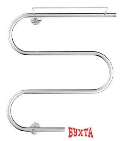 Полотенцесушитель Ростела М-образный ДУ-25 с полочкой 1" 50x50 см