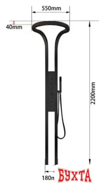 Душевая панель Ganzer GZ01168 2