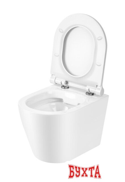 Унитаз подвесной Uptrend Amaro Rimless с сиденьем микролифт 3