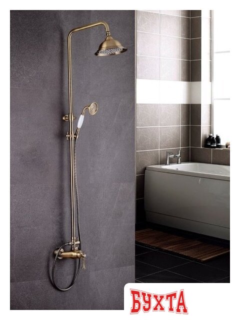 Душевая система Ganzer GZ 77060D (бронзовый)