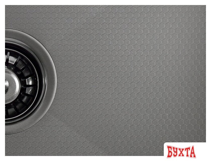 Кухонная мойка Avina Futur FK 4848 B Eco Embossing (черный нано) 4