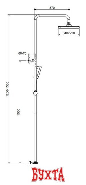 Душевая система Raglo R01.26.03 2