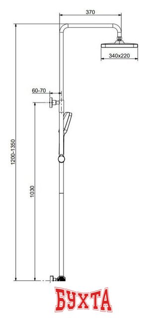 Душевая система Raglo R01.26.09 2