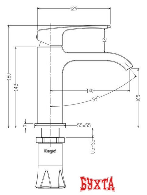 Смеситель Raglo R02.10.03 2