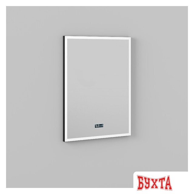 Мебель для ванных комнат Briz Зеркало Берн 60*80 с подсветкой и часами 1