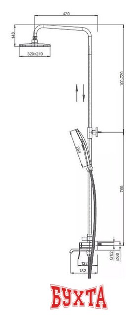 Душевая система Splenka S31.24.09 3