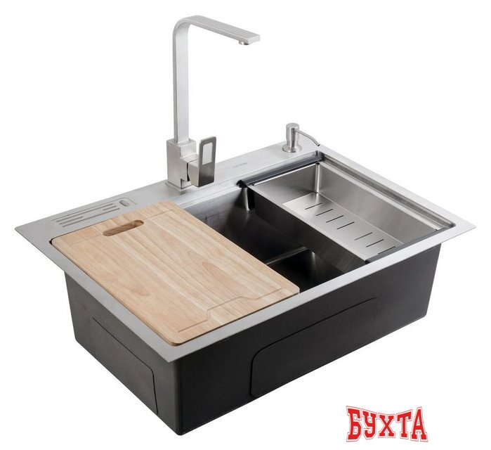 Кухонная мойка Zepein D7050H (Satin) Professional 4