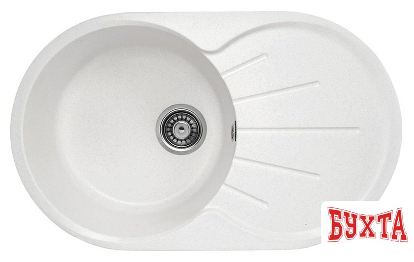 Кухонная мойка Gerhans A02 (белый)