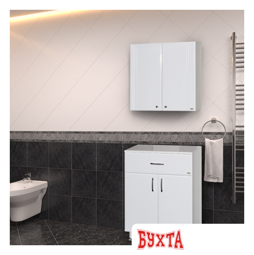 Мебель для ванных комнат Misty Люси - 50 Тумба напольная - Э-Люс07050-011 2