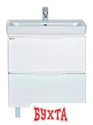 Мебель для ванных комнат Misty Венера - 80 Тумба с 2 ящ. белая - П-Внр01080-012Я