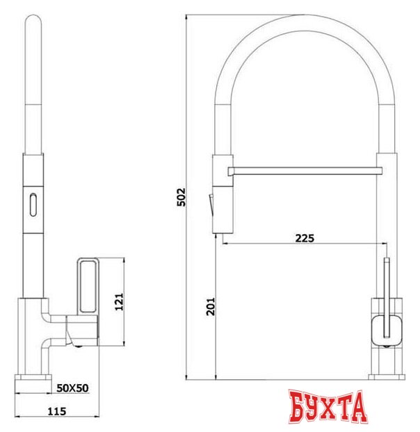 Смеситель Ganzer GZ12127 2