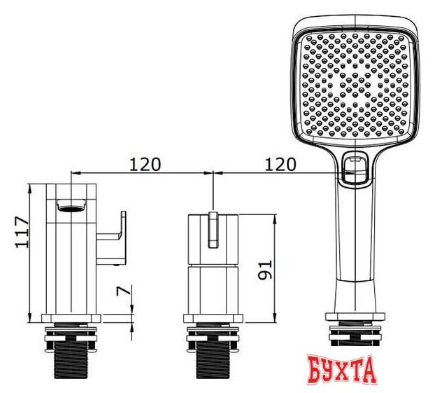 Смеситель Ganzer GZ12133 2