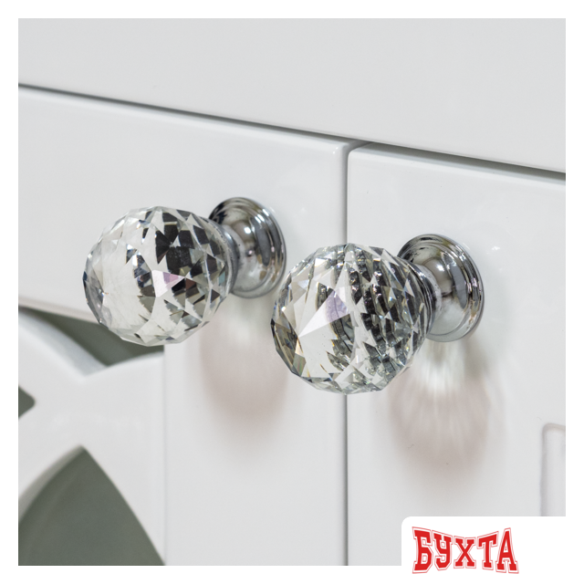 Мебель для ванных комнат Misty Тондо - 60 Тумба подвесная, белая эмаль - П-Тон09060-012 3