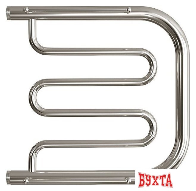 Полотенцесушитель Двин D с полочкой 50x50 2