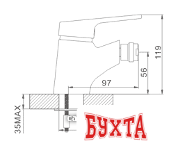 Смеситель Gerhans K15009 2