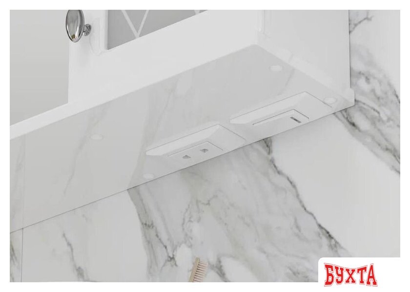 Мебель для ванных комнат Volna Шкаф с зеркалом Milena 55 правый 5