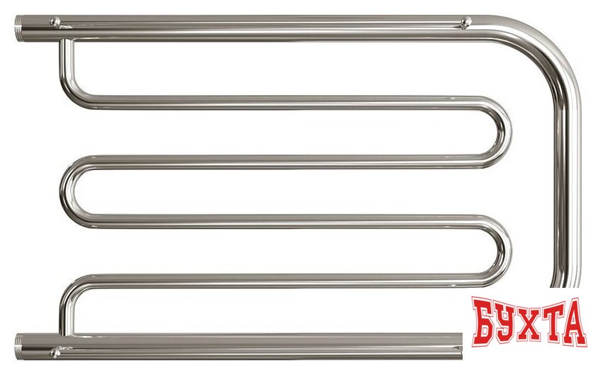 Полотенцесушитель Двин D с полочкой 50x80 2