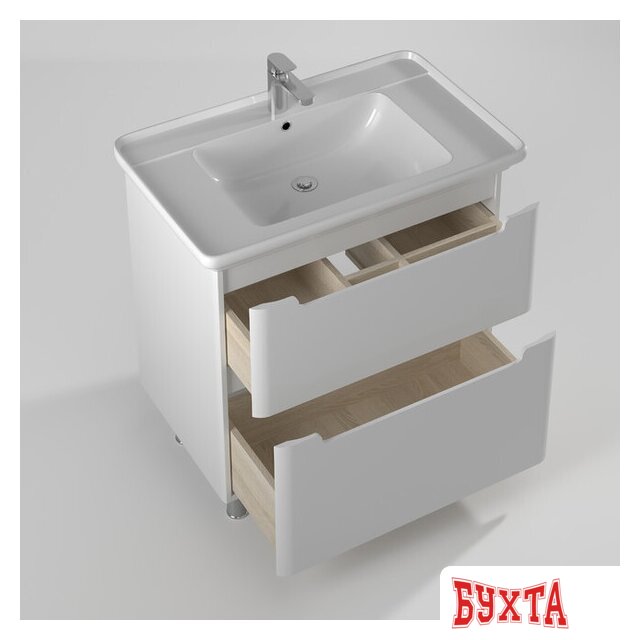 Мебель для ванных комнат Briz Тумба напольная Альби 85 с умывальником Дуглас 3