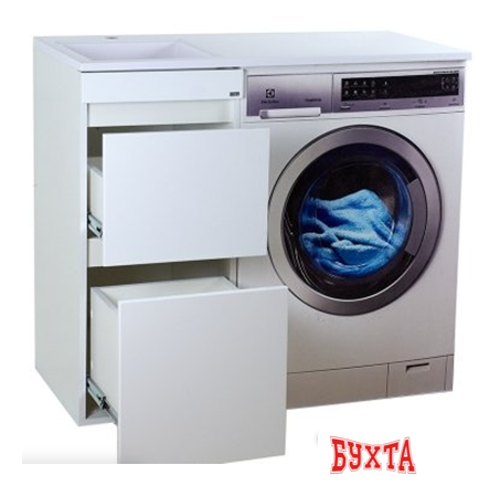 Мебель для ванных комнат Misty Тумба с умывальником Фостер 40 (напольная левая) Э-Фос01040-012Я 3