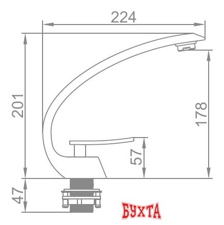 Смеситель Ledeme L1055-24 2
