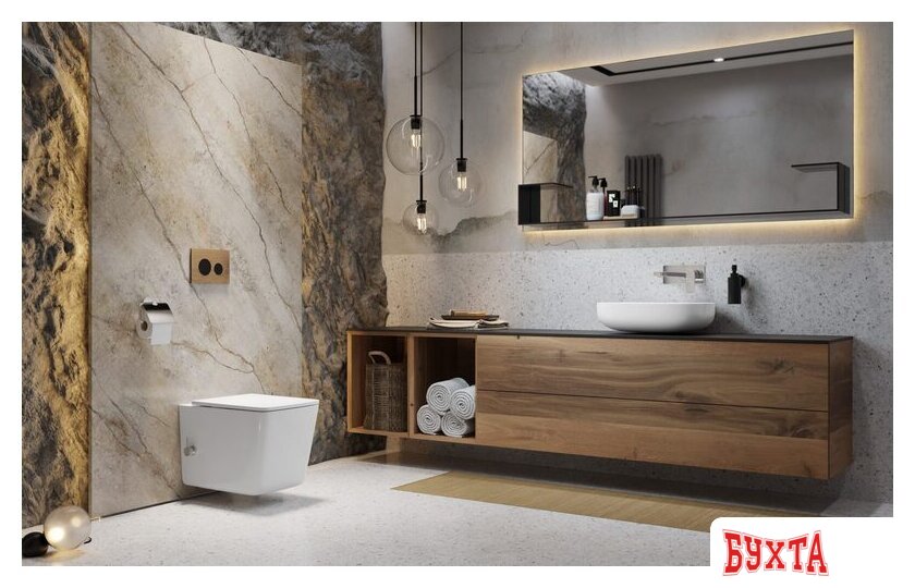 Унитаз подвесной Uptrend Orion Rimless с сиденьем микролифт 5