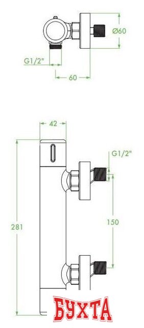 Смеситель Laveo Pretto BAO 74TD 2