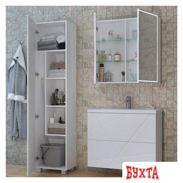 Мебель для ванных комнат Vigo Тумба под умывальник Geometry 600-0-2 Фостер 4