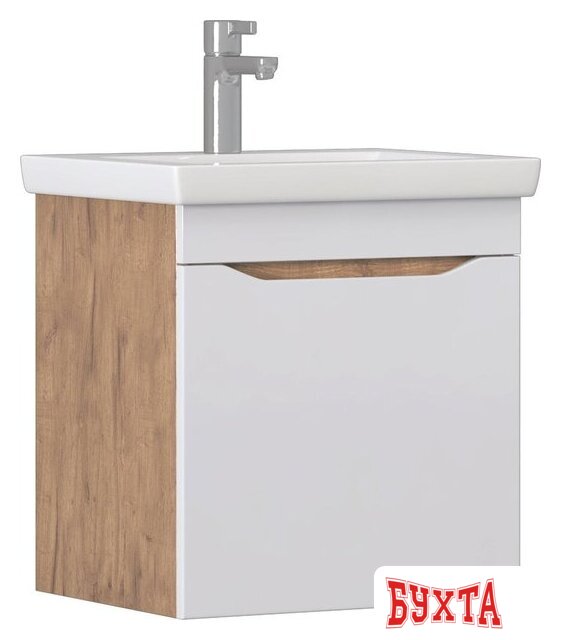 Мебель для ванных комнат Vigo Тумба под умывальник Grani 500-0-1 Como навесная (дуб золотой)