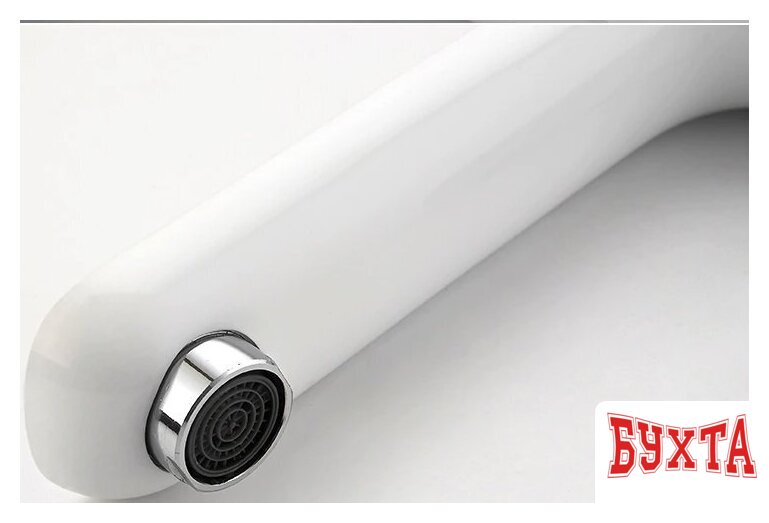 Смеситель Ledeme L1153W (белый/хром) 4