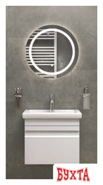 Мебель для ванных комнат Vigo Тумба под умывальник Holly 500-0-1 tp.HOL.FOS.50.1Y (навесная) 3