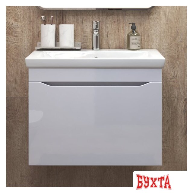 Мебель для ванных комнат Vigo Тумба под умывальник Grani 700-0-1 Como навесная 3