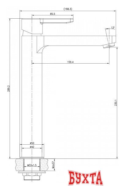 Смеситель IDDIS Sena SENSB01i01 4