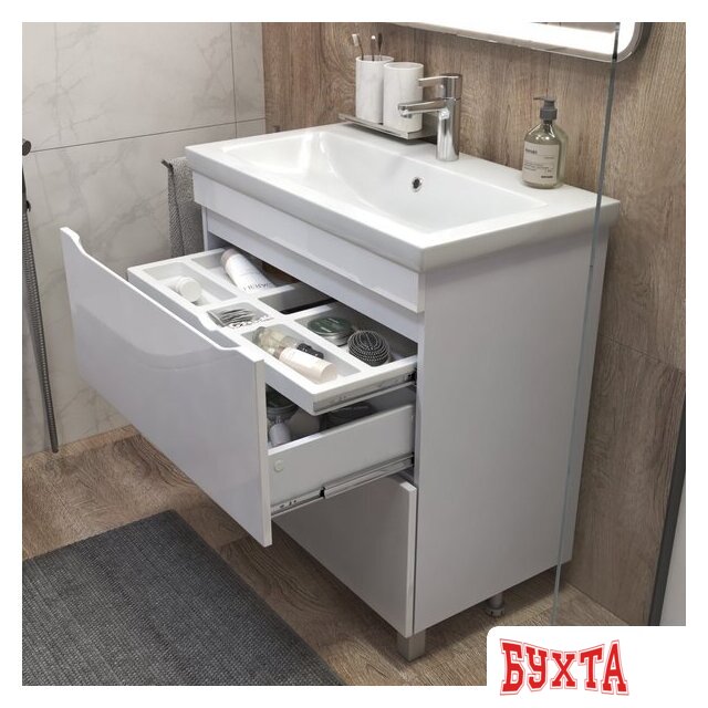 Мебель для ванных комнат Vigo Тумба под умывальник Grani 800-0-2 Como 5