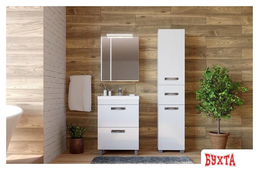 Мебель для ванных комнат Vigo Тумба Plaza 600-0-2 2 ящ (под ум.Фостер) 2