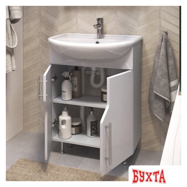 Мебель для ванных комнат Vigo Тумба под умывальник Turin 600-2-0 Уют 5