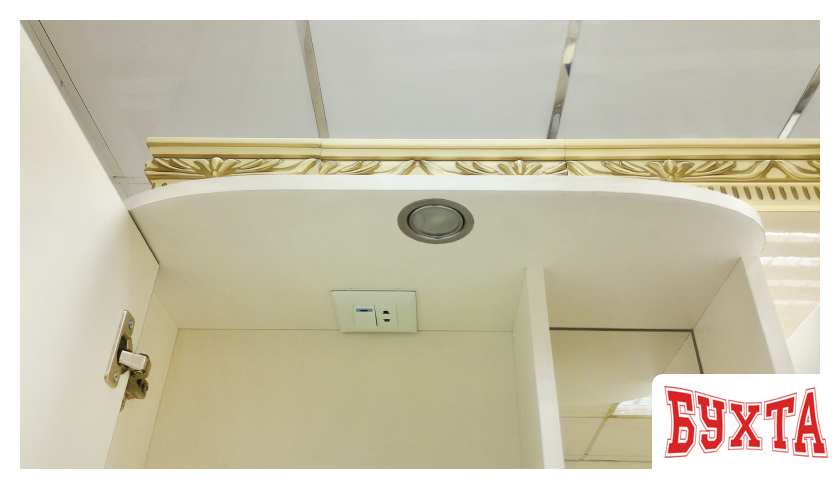 Мебель для ванных комнат Misty Венера - 55 Зеркало-шкаф лев. со светом белое - П-Внр04055-01СвЛ 2