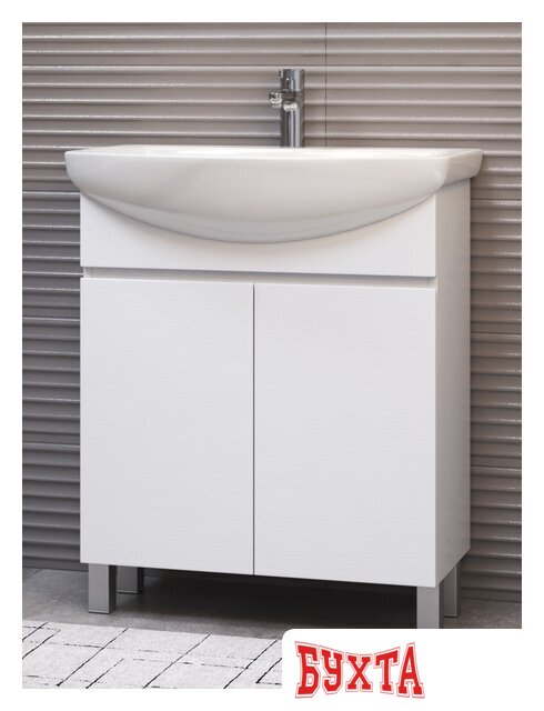 Мебель для ванных комнат Vigo Тумба Wing 600-2-0 (Балтика) белый 3