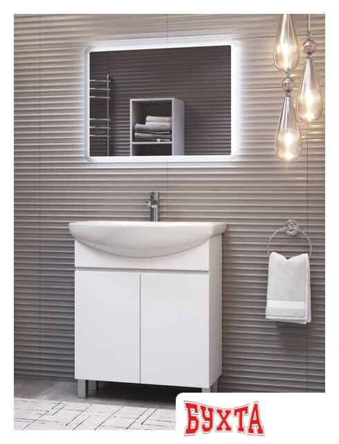 Мебель для ванных комнат Vigo Тумба Wing 700-2-0 (Балтика) белый 5