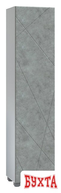 Мебель для ванных комнат Vigo Шкаф-пенал Geometry 450 (бетон)