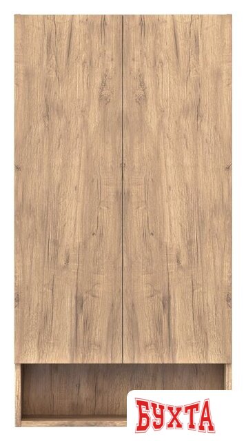 Мебель для ванных комнат Vigo Шкаф навесной Wing 600 с нишей (дуб золотой) 3