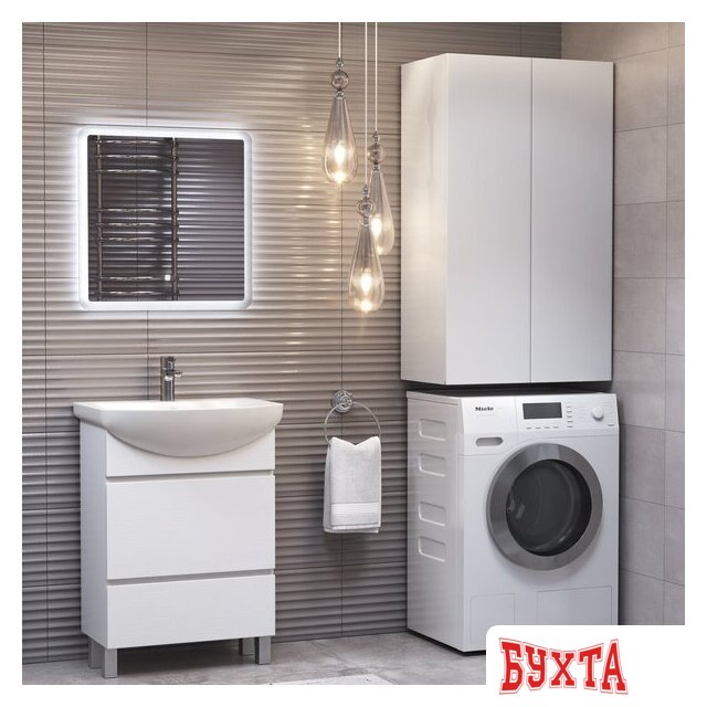 Мебель для ванных комнат Vigo Шкаф навесной Wing 640 (белый) 5