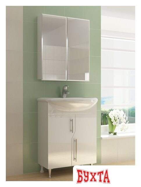 Мебель для ванных комнат Vigo Шкаф с зеркалом Grand-600 3