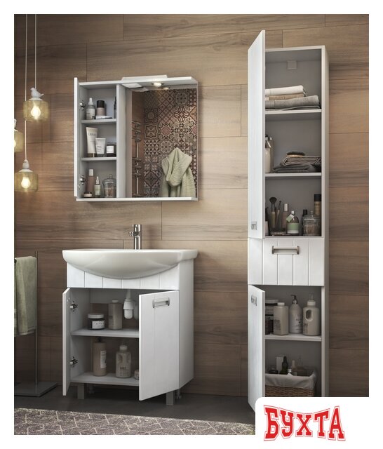 Мебель для ванных комнат Vigo Зеркало Diana 700 лев со спотом 5