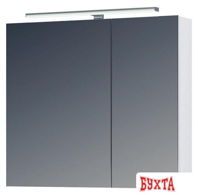 Мебель для ванных комнат Vigo Шкаф с зеркалом Plaza 800 со светильником 1